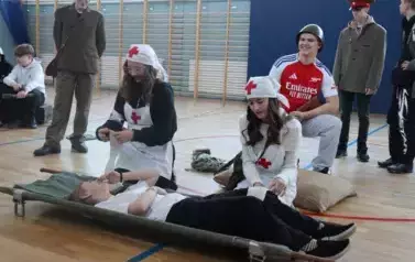 Grupa artystyczna Odrodzeni w naszej szkole (17)