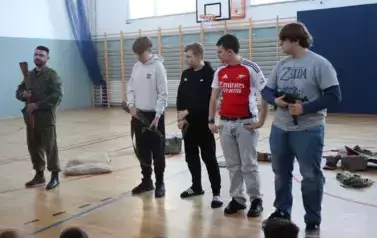 Grupa artystyczna Odrodzeni w naszej szkole (8)