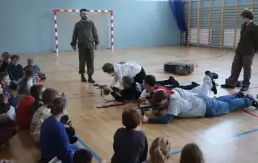 Grupa artystyczna Odrodzeni w naszej szkole (11)