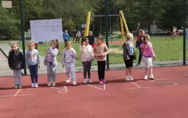 Uczestnicy biegu