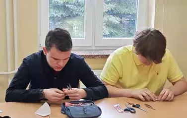 Uczniowie podczas konkursu 3