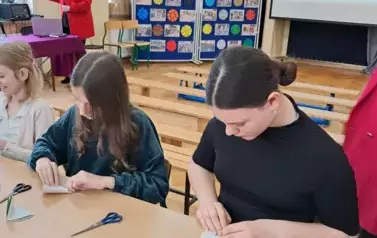 Uczniowie podczas konkursu 2