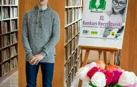 Szymon Padzik klasa VI- konkurs recytatorski