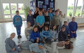 Uczniowie klasy czwartej