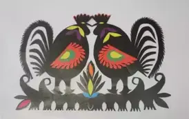 wycinanka kurpiowska 21