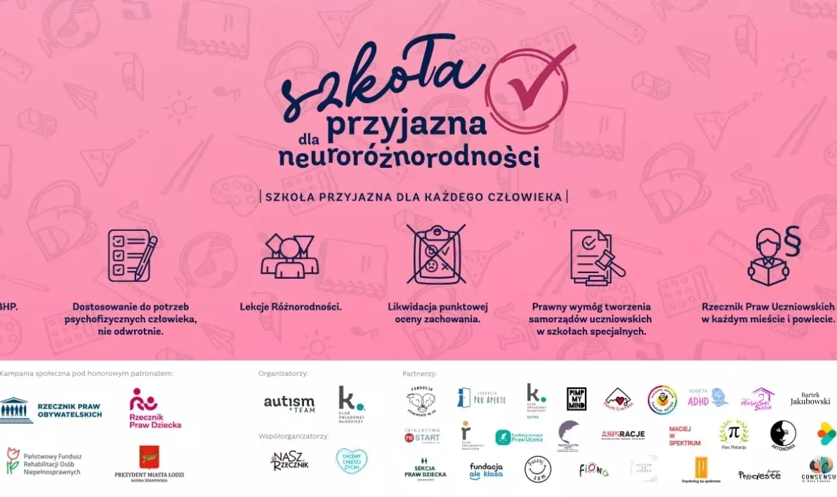 Zdjęcie do KAMPANIA SZKOŁA PRZYJAZNA NEUROR&Oacute;ŻNORODNOŚCI