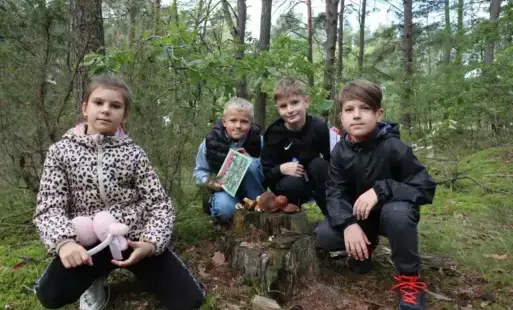 Zdjęcie do Klasa III na grzybobraniu