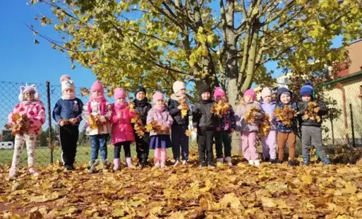 Zajączki na jesiennym spacerze
