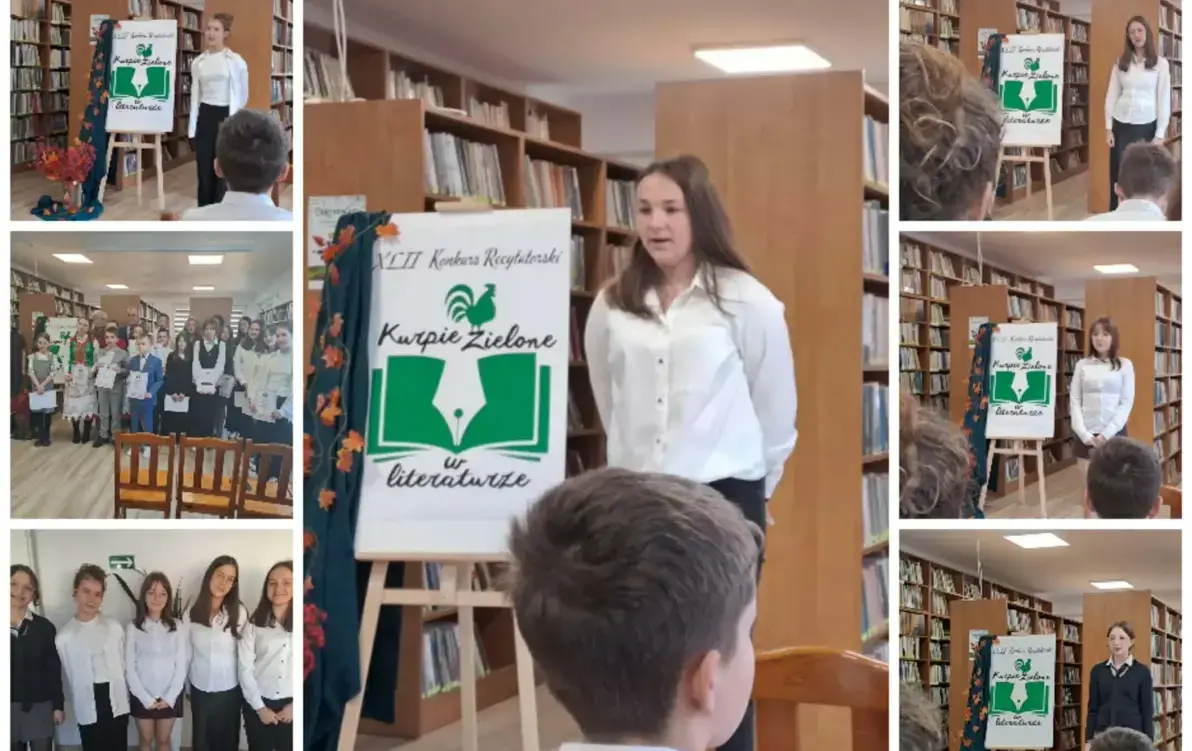 Zdjęcie do  Konkurs recytatorski &bdquo;Kurpie Zielone w Literaturze&rdquo;