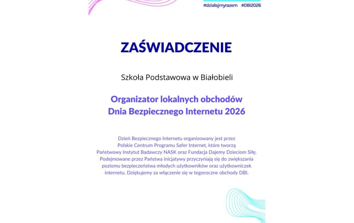 Zdjęcie do DZIEŃ BEZPIECZNEGO INTERNETU 2026