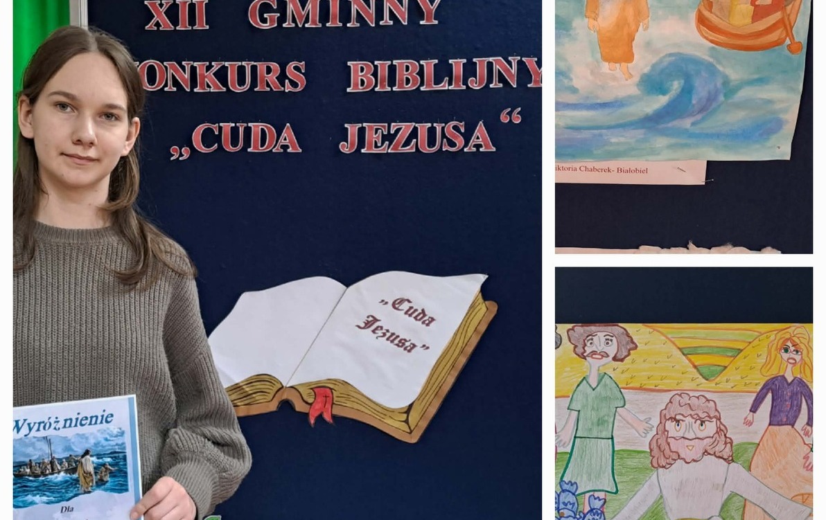 Zdjęcie do XII  GMINNY KONKURS BIBLIJNY &bdquo;CUDA JEZUSA&rdquo; 