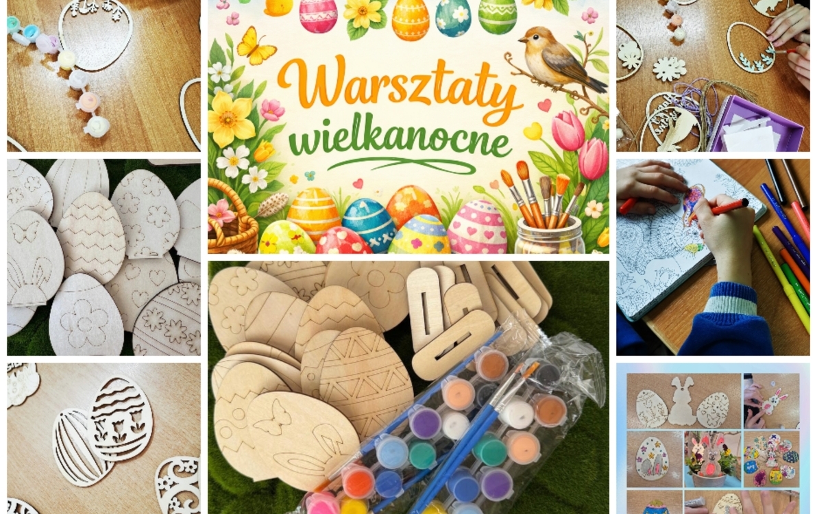 Zdjęcie do Warsztaty wielkanocne - dekorowanie drewnianych pisanek