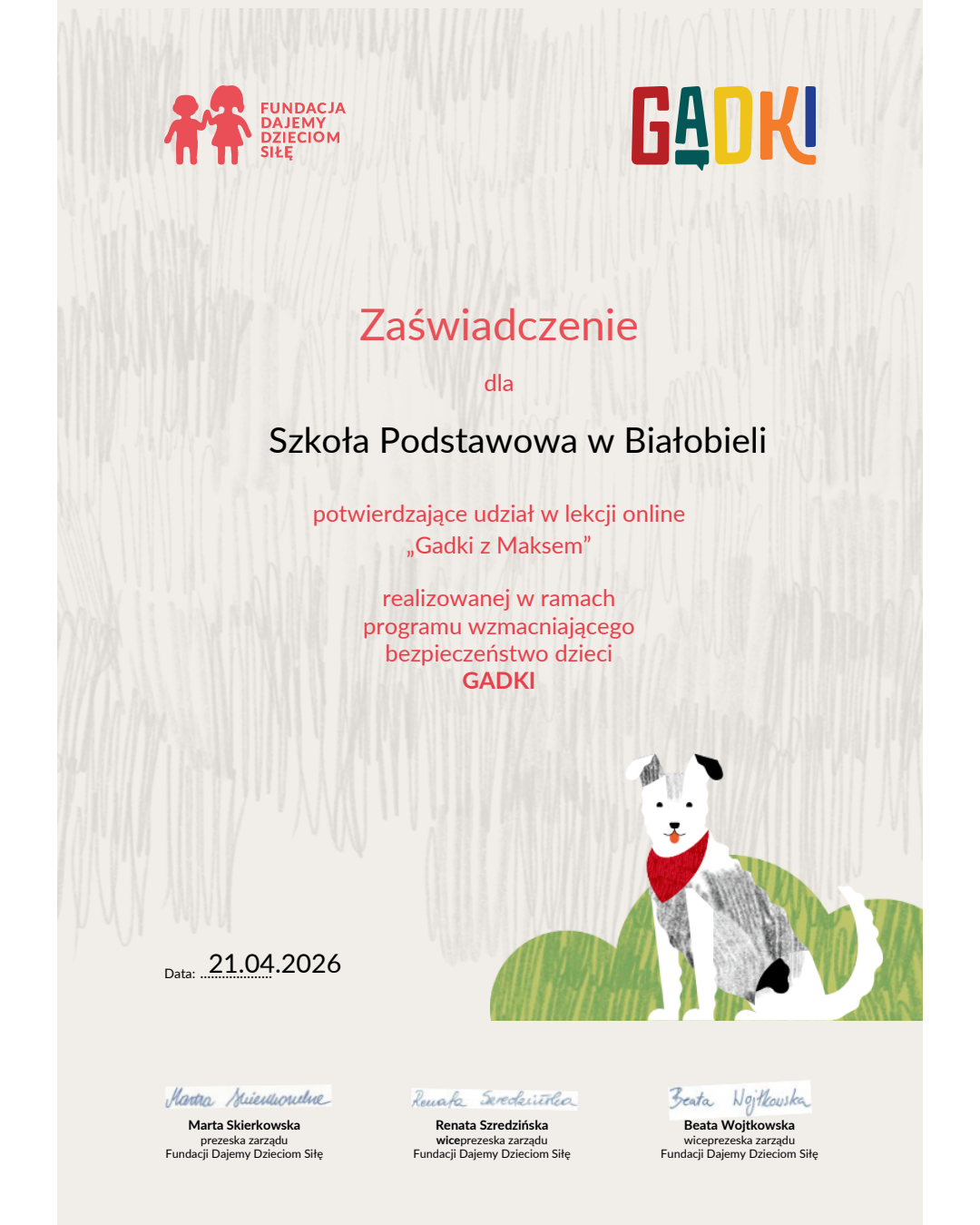 Zdjęcie do Gadki z Maksem- lekcja online