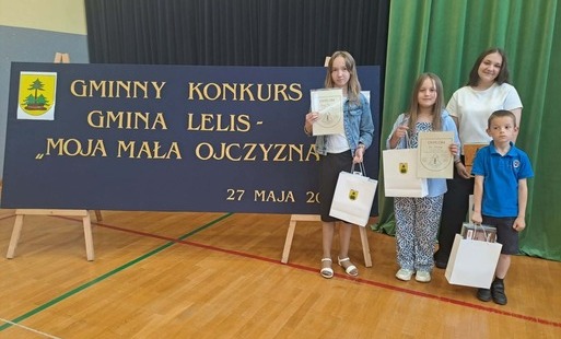 Zdjęcie do Sukces naszych uczni&oacute;w w Gminnym Konkursie &bdquo;Gmina Lelis &ndash; Moja Mała Ojczyzna&rdquo;
