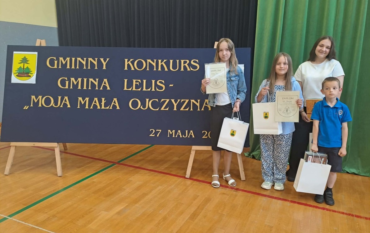 Zdjęcie do Sukces naszych uczni&oacute;w w Gminnym Konkursie &bdquo;Gmina Lelis &ndash; Moja Mała Ojczyzna&rdquo;