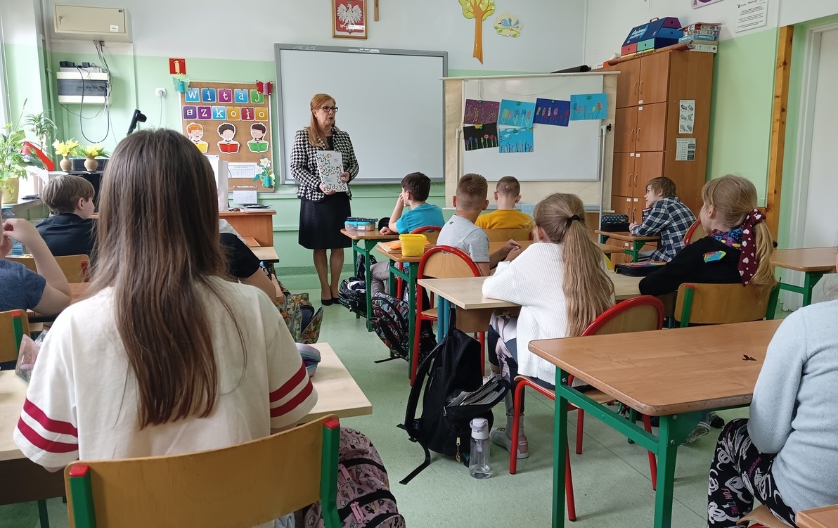Zdjęcie do Spotkanie z Panią Dyrektor Oddziału Banku Polskiego w Kadzidle