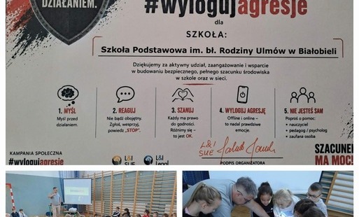 Zdjęcie do #wylogujagresje &ndash; spotkanie dla uczni&oacute;w klas I-VIII