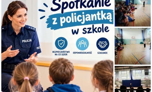 Zdjęcie do Spotkanie z policjantką - razem przeciwdziałamy przemocy r&oacute;wieśniczej