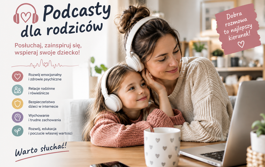 Polecane podcasty dla rodziców i opiekunów