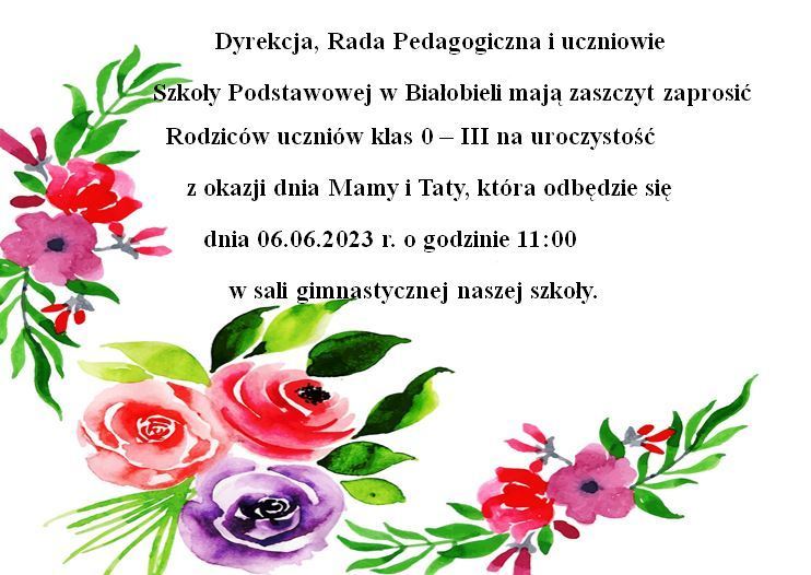 Zdjęcie do Dzień Mamy i Taty