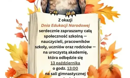 Zdjęcie do Dzień Edukacji Narodowej