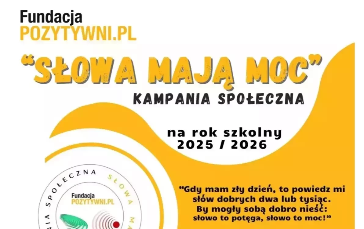 Zdjęcie do Kampania społeczna Słowa Mają Moc