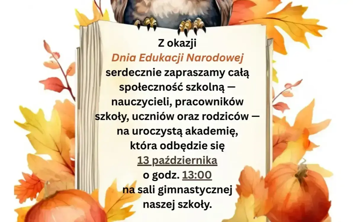 Zdjęcie do Dzień Edukacji Narodowej
